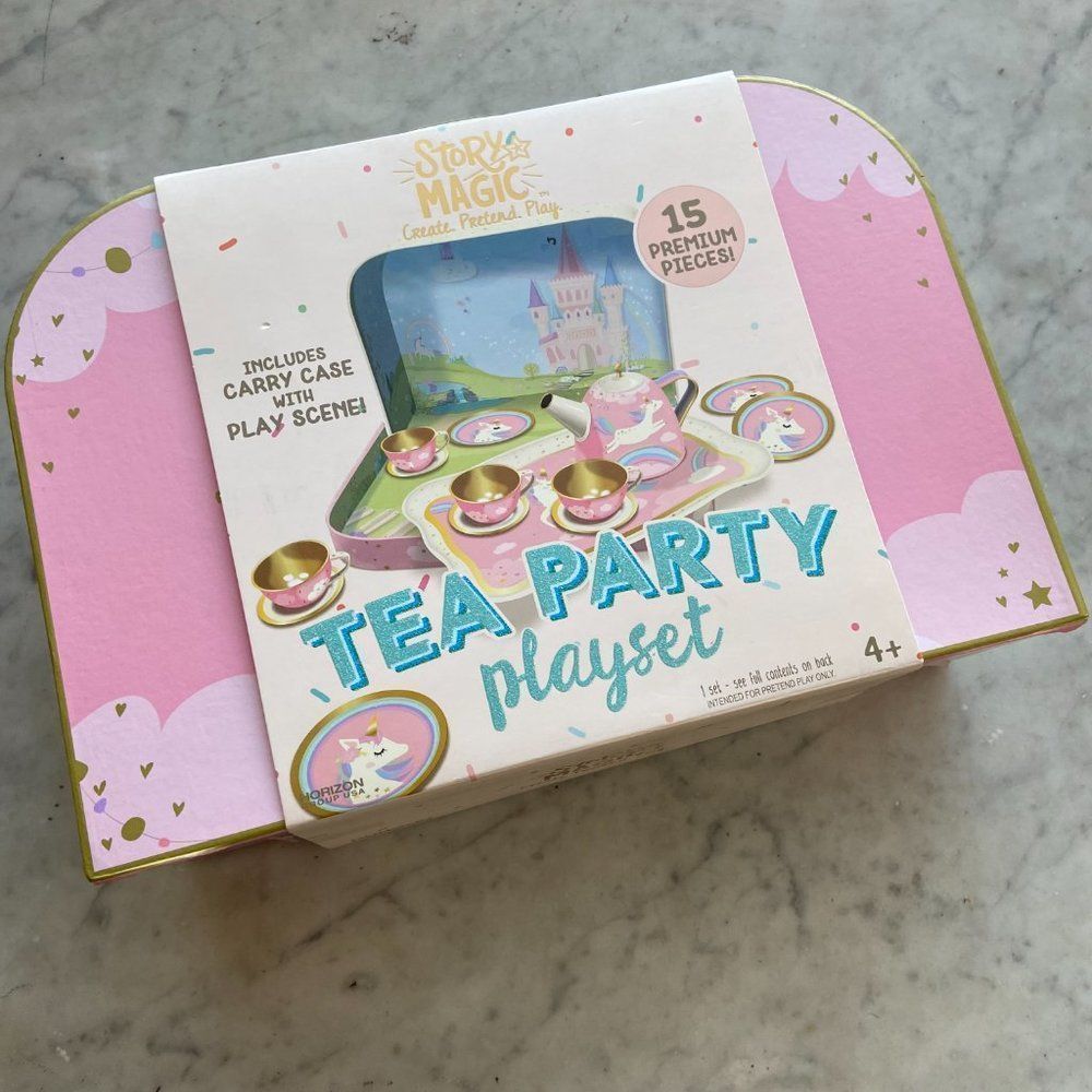 - Story Magic Tea Party Playset by Horizon Group USA Unicorn Tea Set Prete…